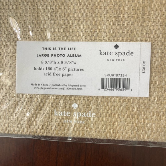KATE SPADE This is the life Photo Album - BRAND NEW - Picture 9 of 10
